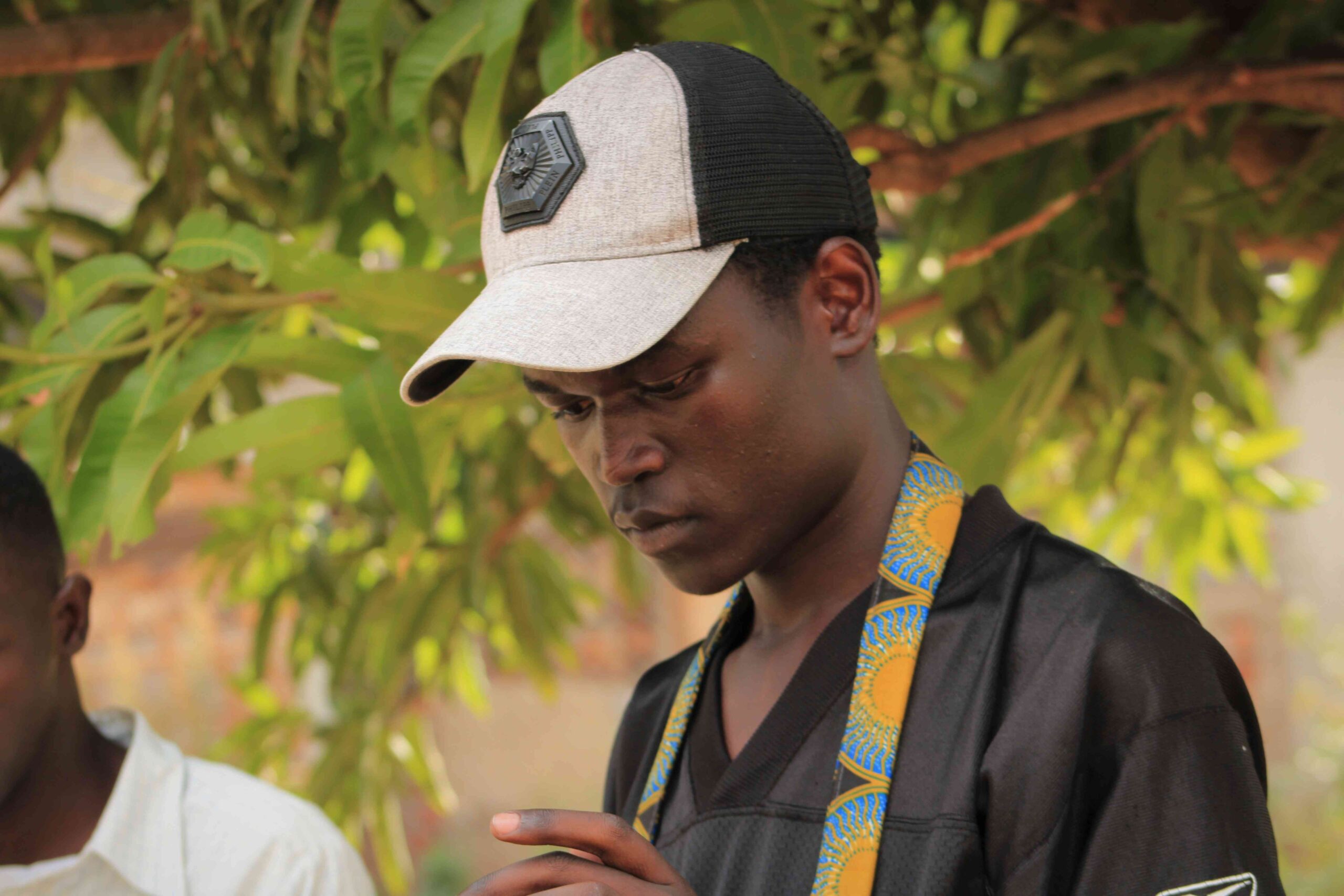 Okure nelson during the training